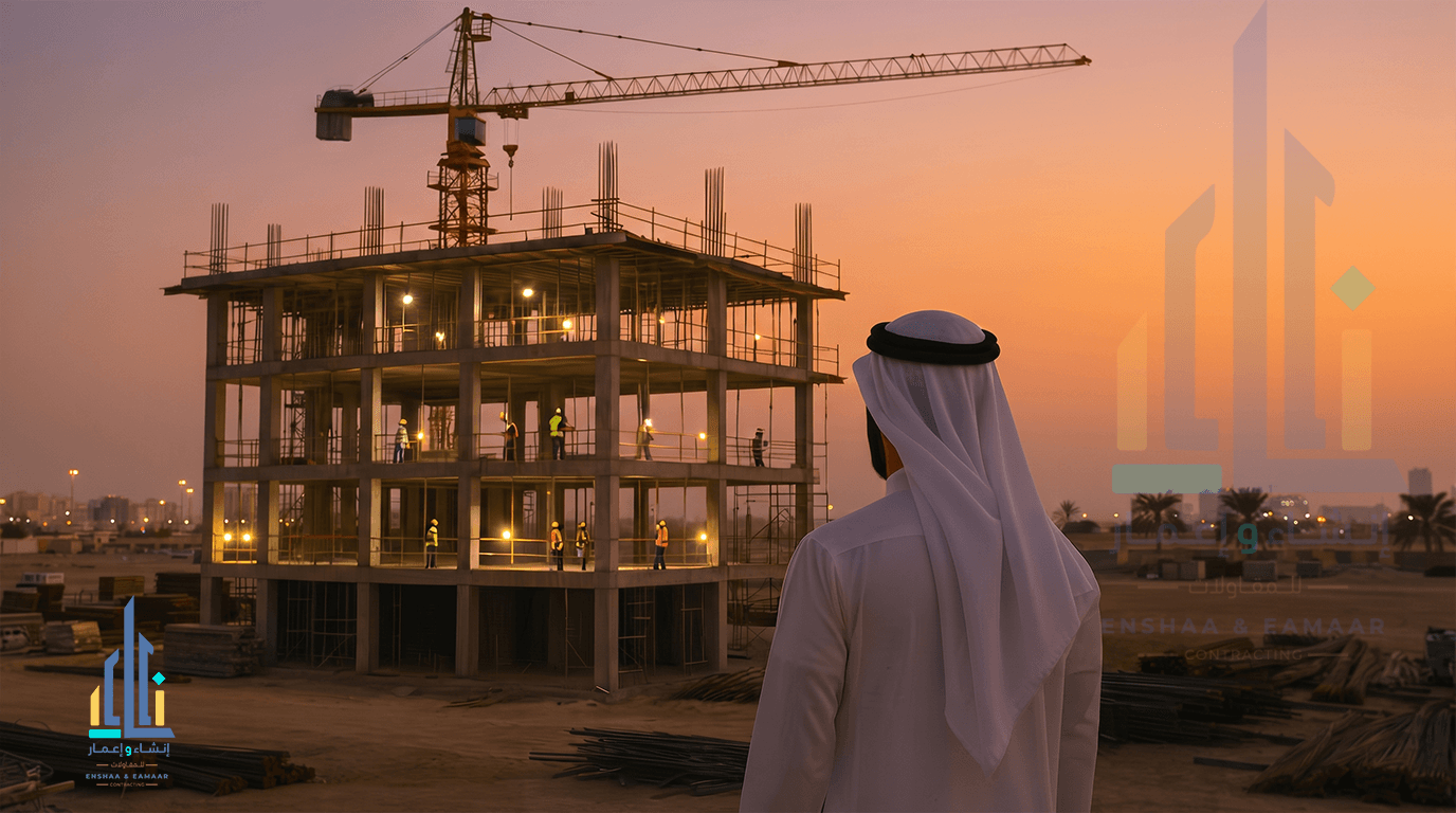 أعمال البناء والإنشاء
