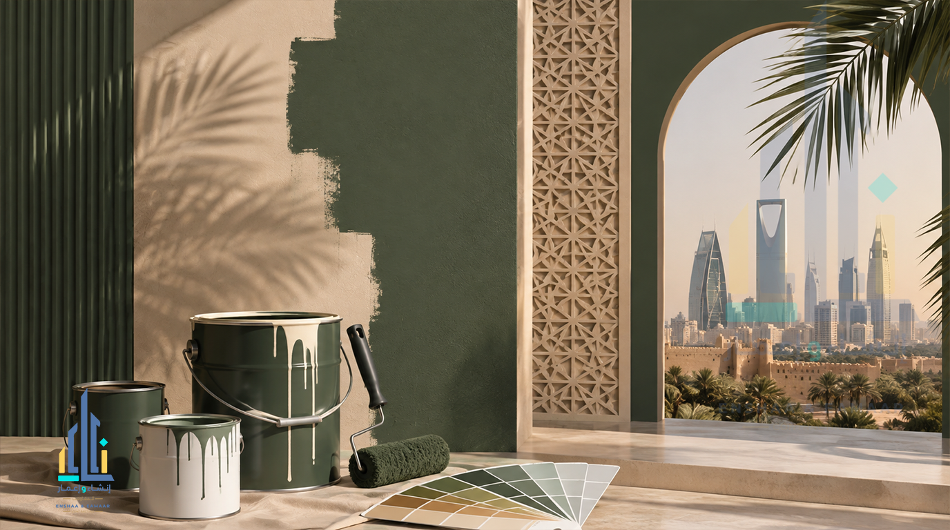 أعمال الدهانات والأصباغ